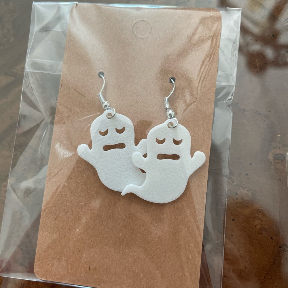 Ghost earrings - Picture 6 of 6